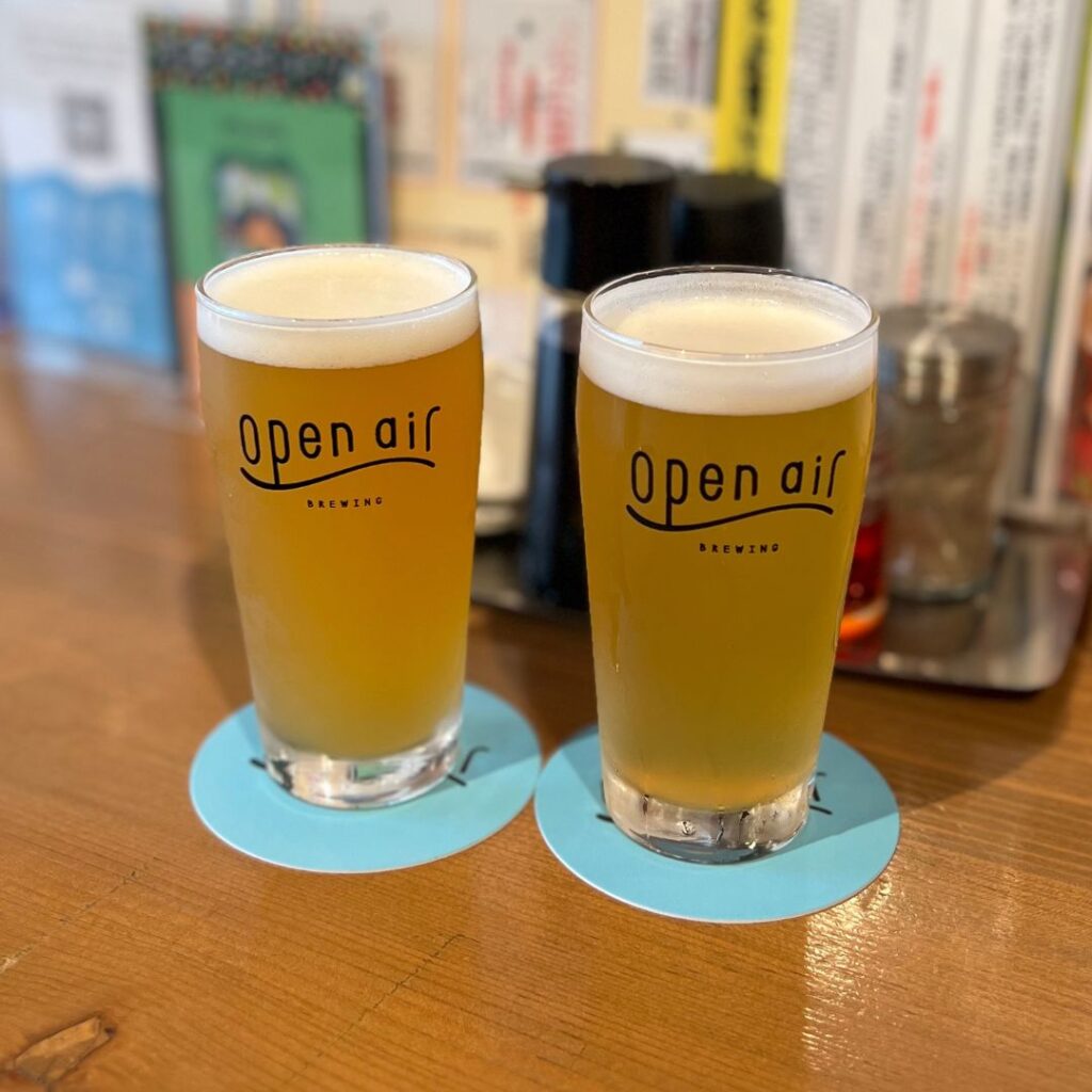 元町openairビール2種